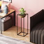 Aberto Design Maceta Decorativa GED-021-A Negro y Dorado